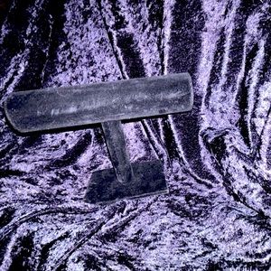 Medium Black Velvet Bracelet Bar 7”